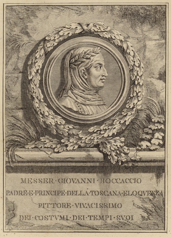 Portrait of Giovanni Boccaccio by Italian School