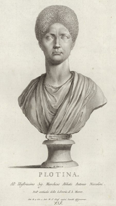 Portrait of Pompeia Plotina by Italian School