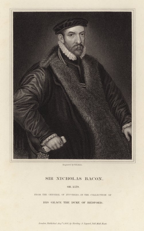 Portrait of Sir Nicholas Bacon by Italian School