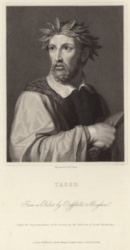 Portrait of Torquato Tasso by Italian School