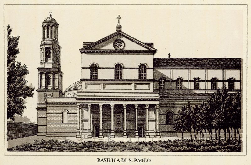 Rome: Basilica of St. Paul by Italian School