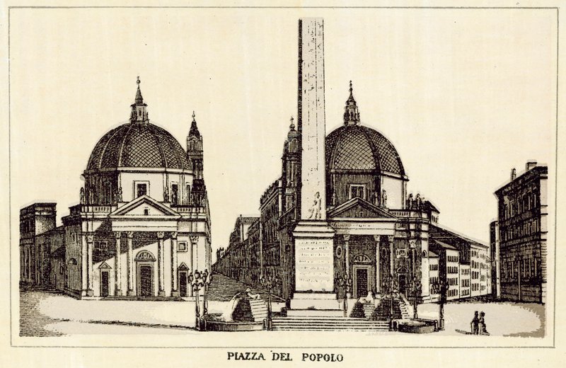 Rome: Piazza del Popolo by Italian School