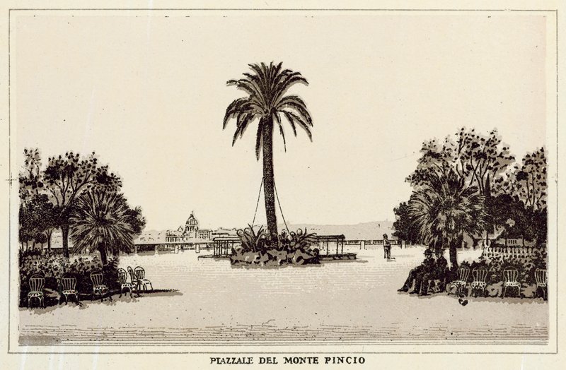 Rome: Pincio Hill Square by Italian School