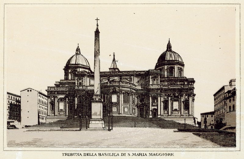 Rome: Tribune of the Basilica of St. Mary Major by Italian School