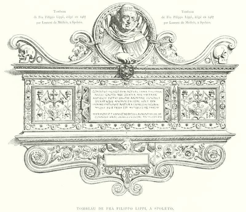 Tomb of Fra Filippo Lippi, in Spoleto by Italian School