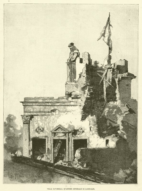 Villa Savorelli, Garibaldi