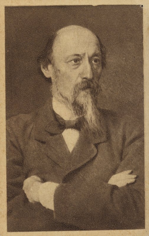 Nikolay Nekrasov, Russian poet by Ivan Nikolaevich Kramskoy
