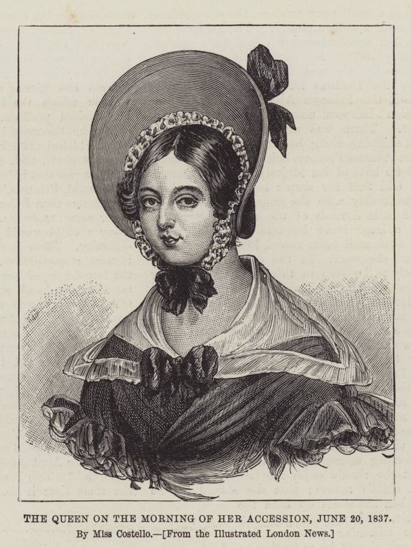 The Queen on the Morning of Her Accession, 20 June 1837 by J. Costello