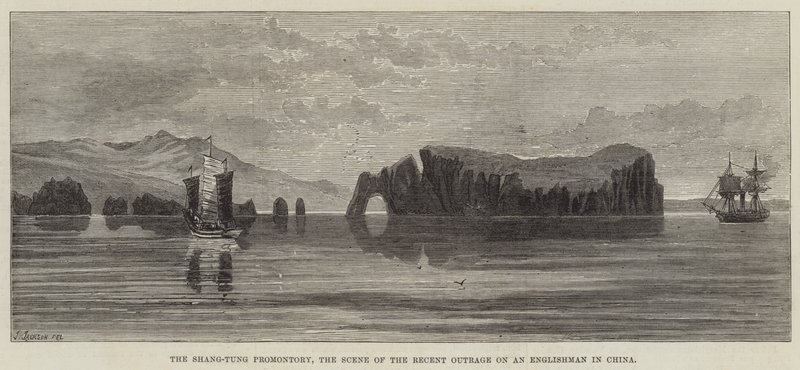 The Shang-Tung Promontory, the Scene of the Recent Outrage on an Englishman in China by J. Jackson