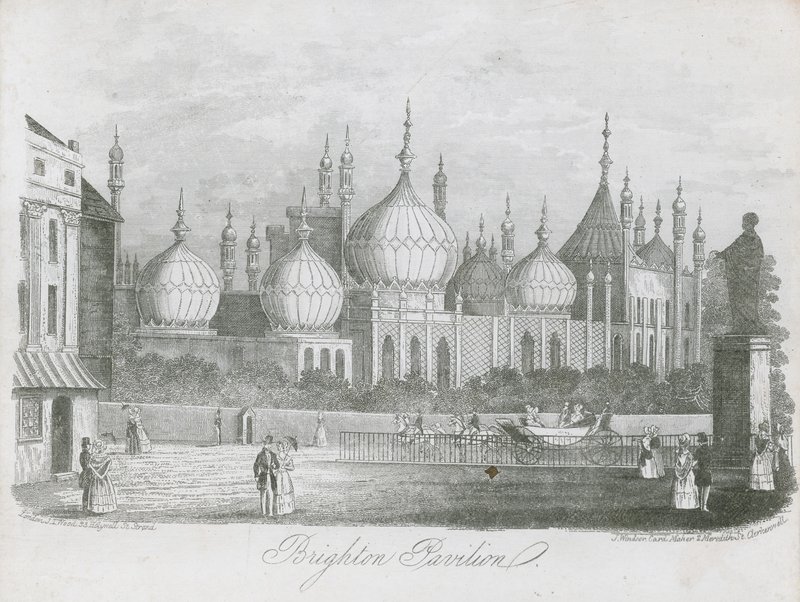 General view of the Brighton Pavilion by J.T. Wood