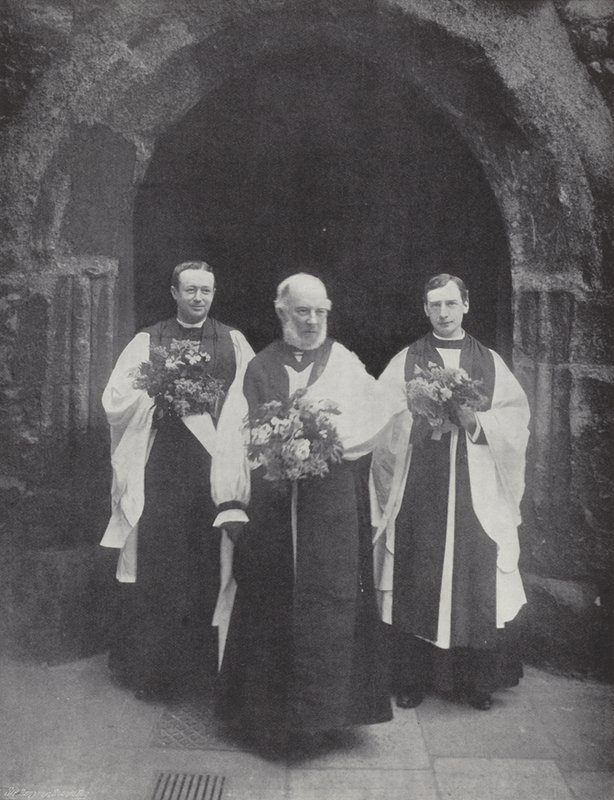 Distributing Maundy Money, the Lord High Almoner and Clergy by J. Benjamin Stone
