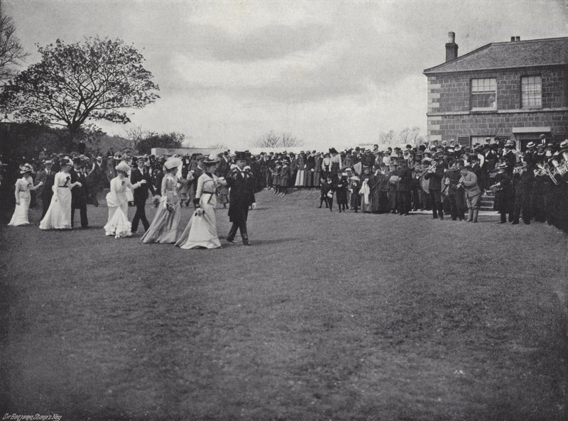 Helston Flora Day, the Furry Dance by J. Benjamin Stone