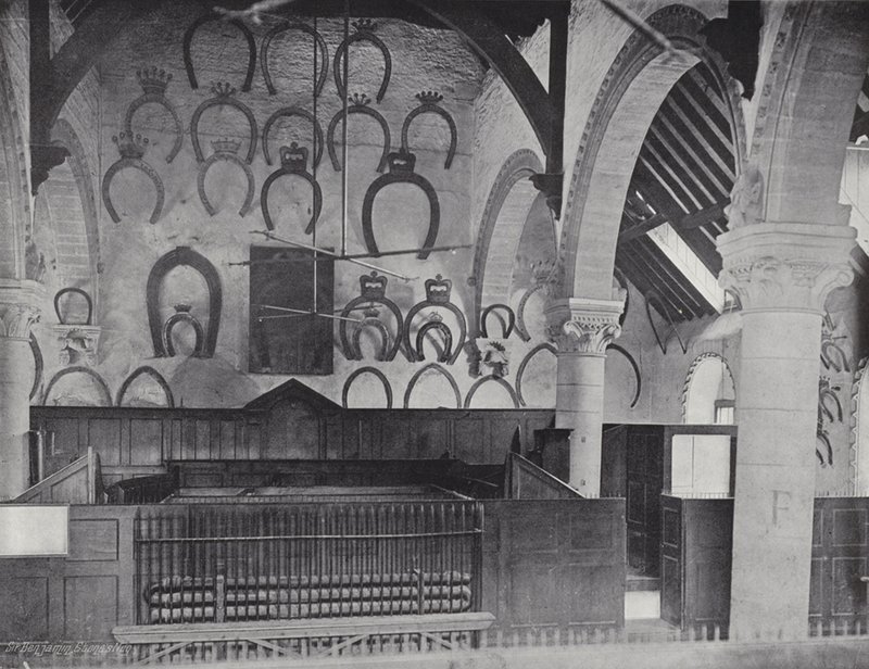 Horseshoe Tributes in Oakham Castle by J. Benjamin Stone