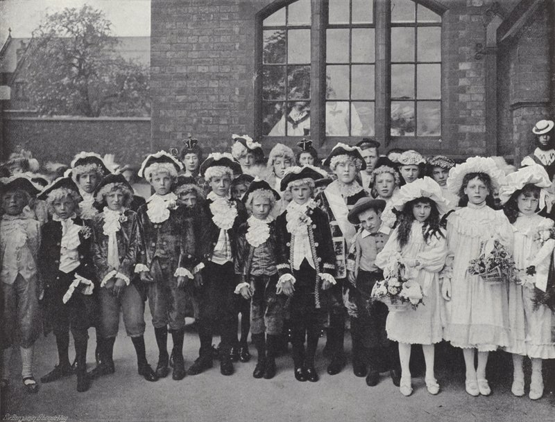 Knutsford May Day Festival, the Children by J. Benjamin Stone