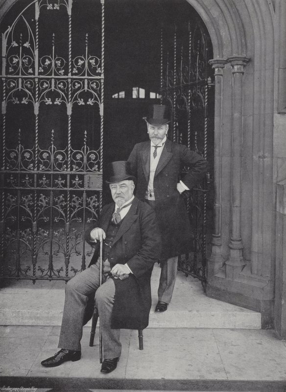Sir Edward Reed, K.C.B., and Mr. E. T. Reed by J. Benjamin Stone