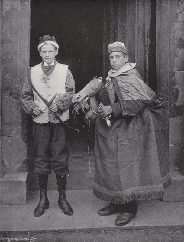 The Horn Dance, Abbots Bromley, the Fool and Robin Hood by J. Benjamin Stone