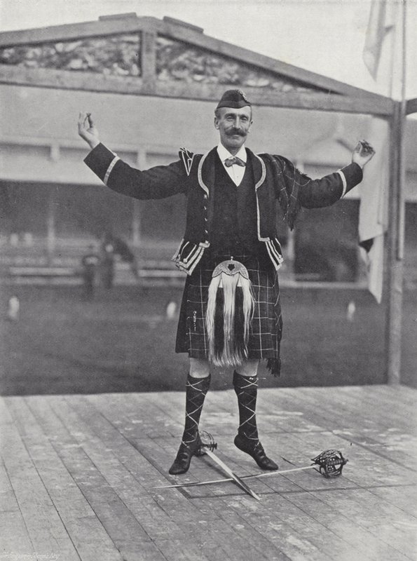 The Inverness Gathering, Dancing the Gillie Callum by J. Benjamin Stone