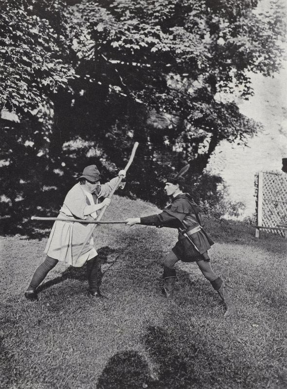 The Sherborne Pageant, Town v. Monastery by J. Benjamin Stone