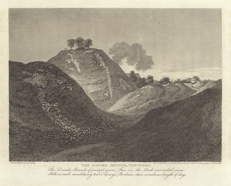 Robert Bloomfield, Poet: The Danish Mounds, Thetford by J. Greig