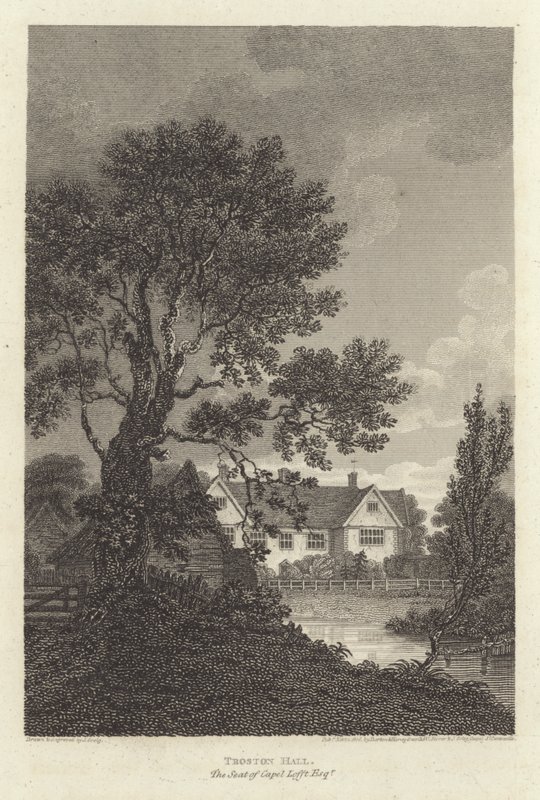 Robert Bloomfield, poet: Troston Hall, the Seat of Capel Lofft Esquire by J. Greig