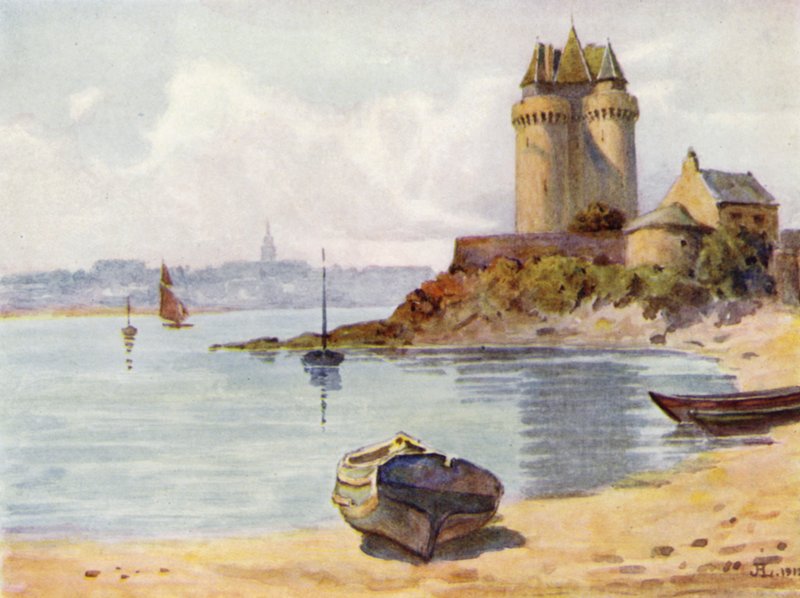 La Tour Solidor, St Servan by J. Hardwicke Lewis
