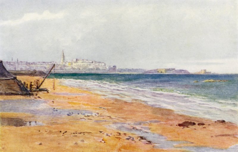 St Malo, Grand et Petit Bey, from Rochebonne by J. Hardwicke Lewis