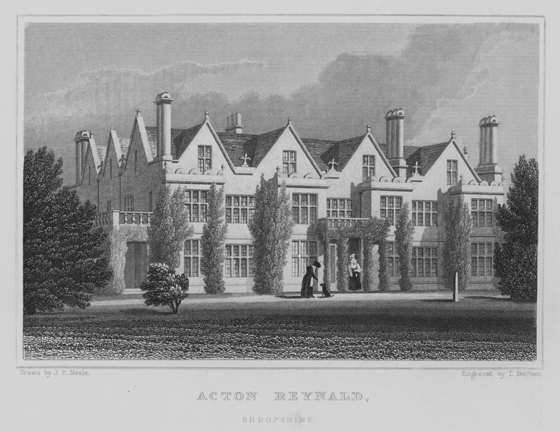 Acton Reynald, Shropshire by John Preston Neale