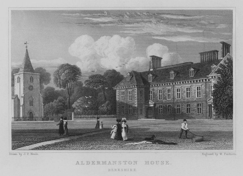 Aldermanston House, Berkshire by John Preston Neale