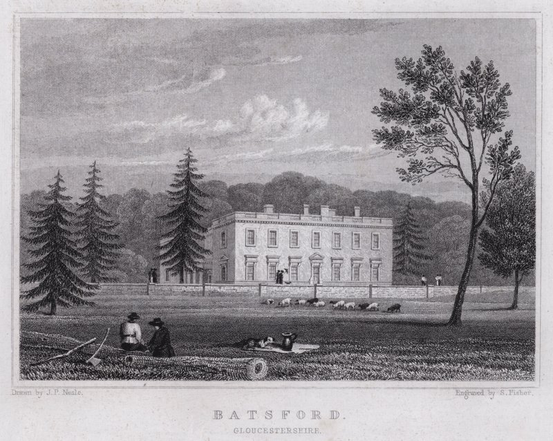 Batsford, Gloucestershire by John Preston Neale
