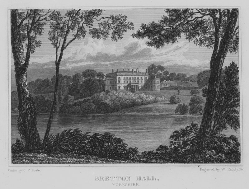 Bretton Hall, Yorkshire by John Preston Neale