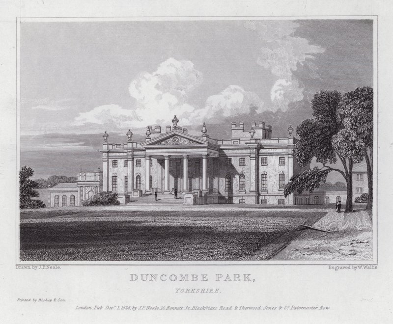 Duncombe Park, Yorkshire by John Preston Neale