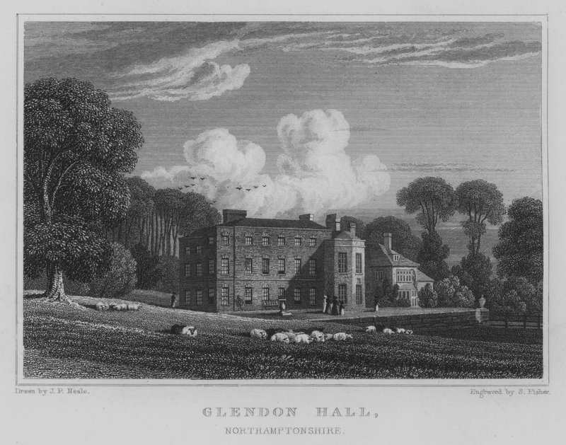 Glendon Hall, Northamptonshire by John Preston Neale