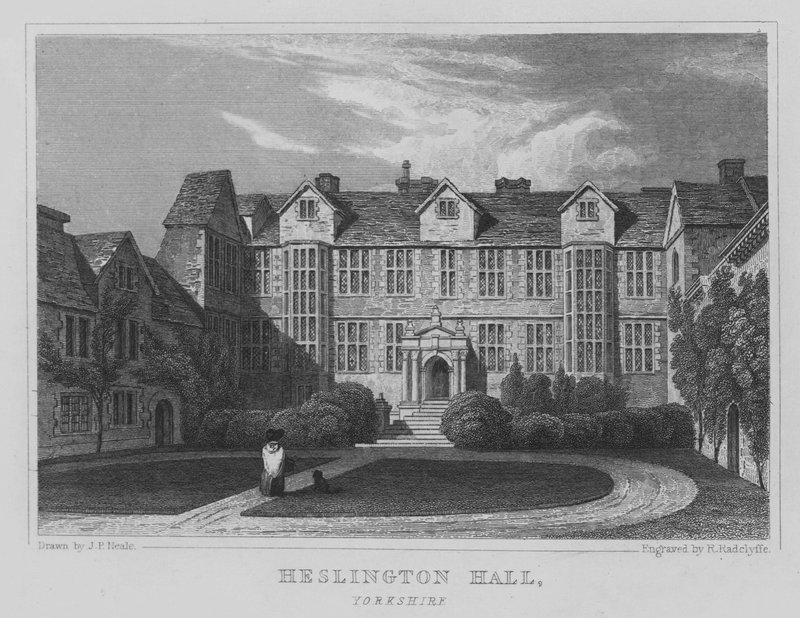 Heslington Hall, Yorkshire by John Preston Neale