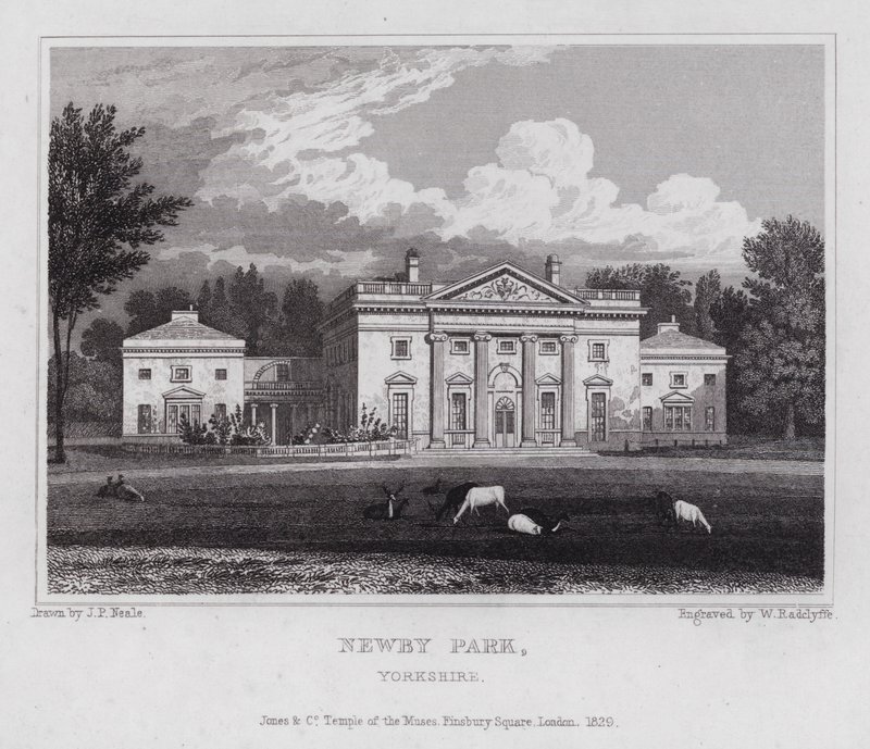 Newby Park, Yorkshire by John Preston Neale