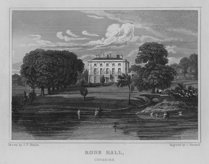 Rode Hall, Cheshire by John Preston Neale