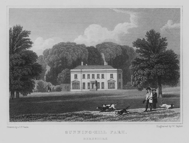 Sunning-Hill Park, Berkshire by John Preston Neale