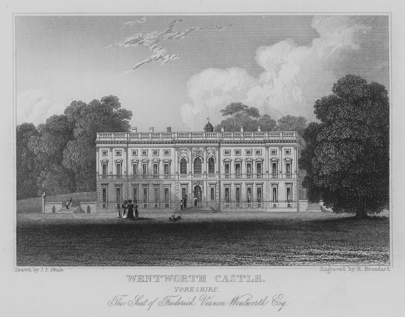 Wentworth Castle, Yorkshire, The Seat of Frederick Vernon Wentworth, Esquire by John Preston Neale