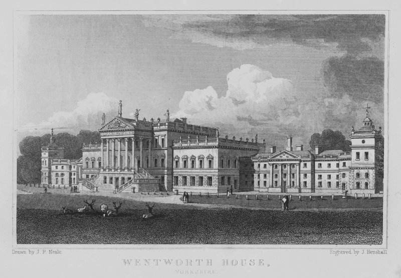 Wentworth House, Yorkshire by John Preston Neale