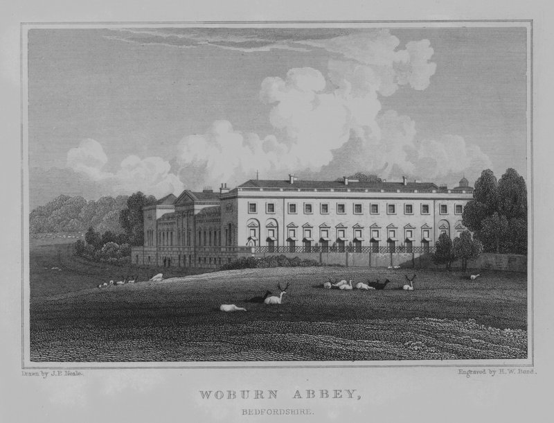 Woburn Abbey, Bedfordshire by John Preston Neale