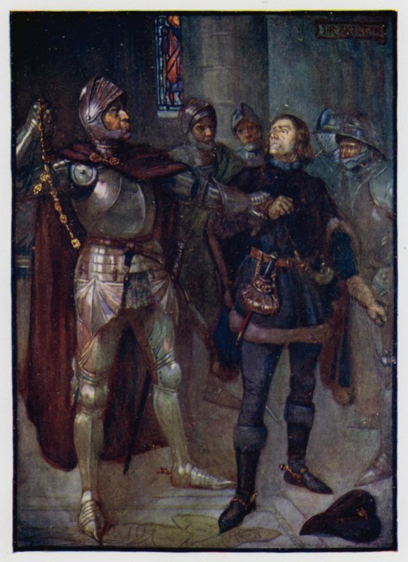 Archibald, Earl of Angus, Arresting the Architect Robert Cochrane, a Favourite of King James III of Scotland, and Stripping the Gold Chain from His Neck, 1482 by J. R. Skelton