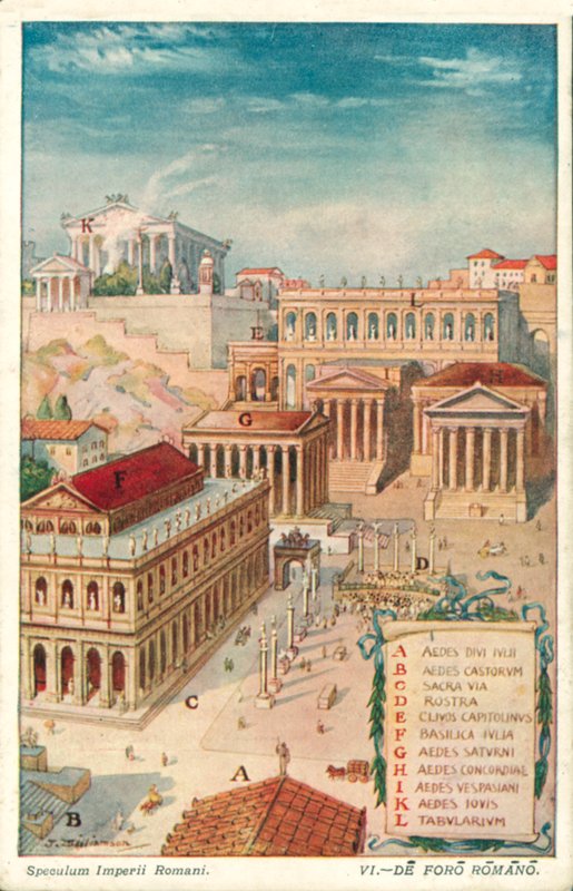 Forum Romanum, Ancient Rome by J. Williamson