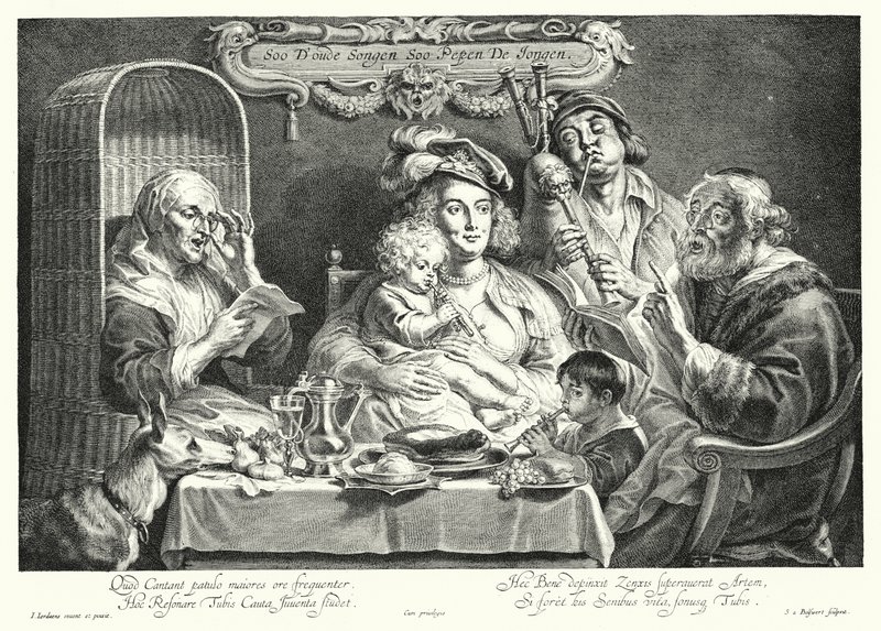 The Family Concert by Jacob the Elder (after) Jordaens
