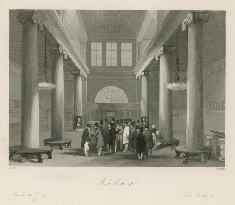The Stock Exchange by Jacob van der Heyden