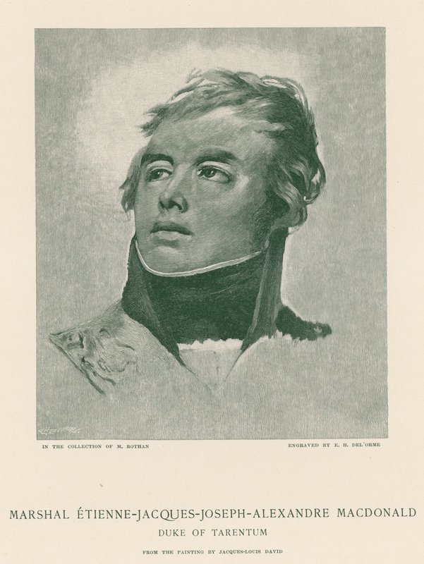 Marshal Etienne-Jacques-Joseph-Alexandre Macdonald by Jacques Louis David