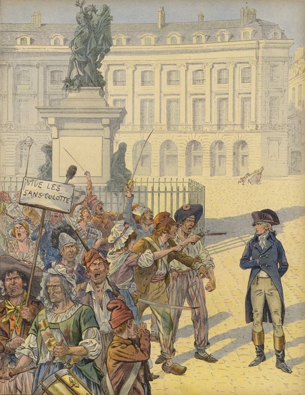 Napoleon Bonaparte Amidst Revolutionary Unrest by Jacques Marie Gaston Onfray de Breville (Job)