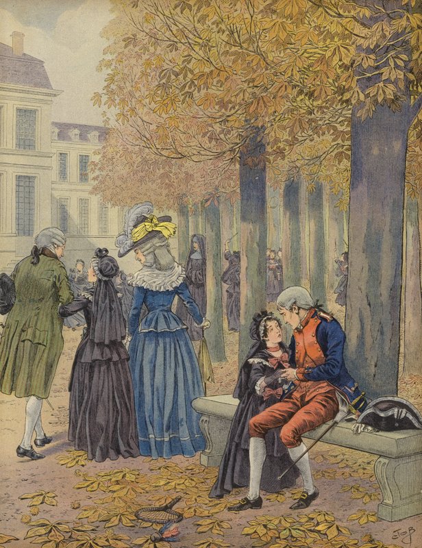 Napoleon and his sister Elisa by Jacques Marie Gaston Onfray de Breville (Job)