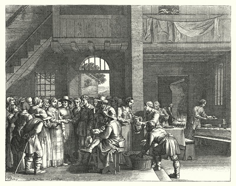 The Engagement Party by Jacques Stella