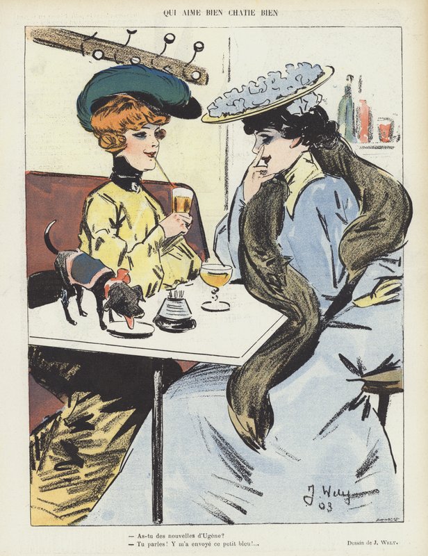 Illustration for Le Rire by Jacques Wely