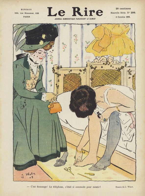 Illustration for Le Rire by Jacques Wely