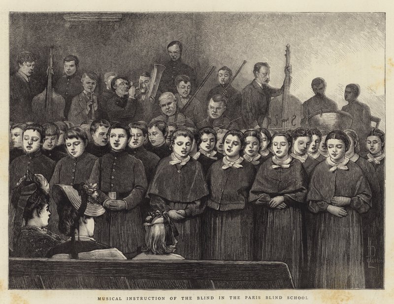 Musical Instruction of the Blind in the Paris Blind School by James Dromgole Linton